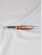 Dřevěné kuličkové pero Pretorian - olivové dřevo - chrom
