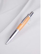 Dřevěné kuličkové pero Pretorian - švestka - chrom