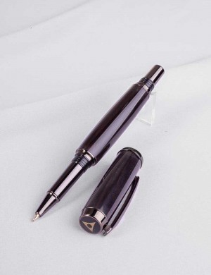 Luxusní dřevěné kuličkové pero Liktor - Eben