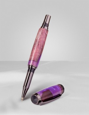Hybridní kuličkové pero Liktor - dřevo&pryskyřice